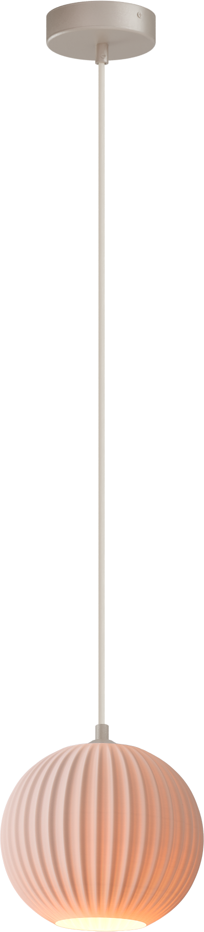 Leota HL LEOTA 1-LIGHT BEIGE TERRA, CANOPY BEIGE TERRA Ø10,8CM