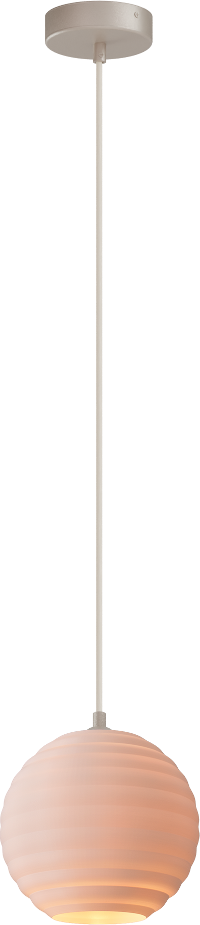 Leota HL LEOTA 1-LIGHT BEIGE TERRA, CANOPY BEIGE TERRA Ø10,8CM