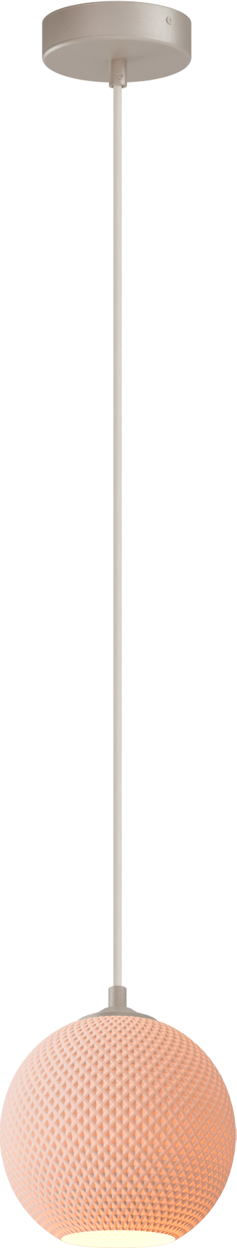 Leota HL LEOTA 1-LIGHT BEIGE TERRA, CANOPY BEIGE TERRA Ø10,8CM