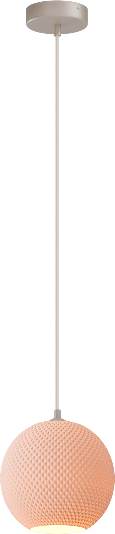 Leota HL LEOTA 1-LIGHT BEIGE TERRA, CANOPY BEIGE TERRA Ø10,8CM