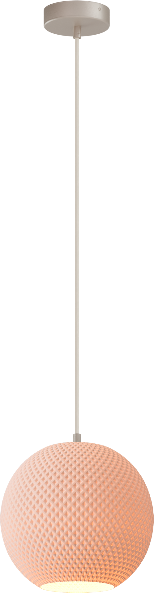 Leota HL LEOTA 1-LIGHT BEIGE TERRA, CANOPY BEIGE TERRA Ø10,8CM