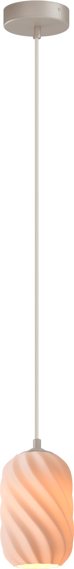 Leota HL LEOTA 1-LIGHT BEIGE TERRA, CANOPY BEIGE TERRA Ø10,8CM