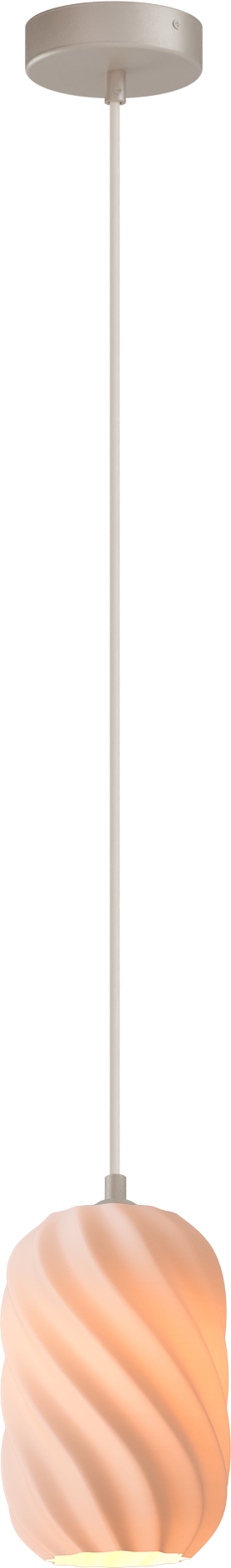 Leota HL LEOTA 1-LIGHT BEIGE TERRA, CANOPY BEIGE TERRA Ø10,8CM