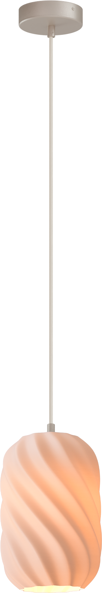 Leota HL LEOTA 1-LIGHT BEIGE TERRA, CANOPY BEIGE TERRA Ø10,8CM