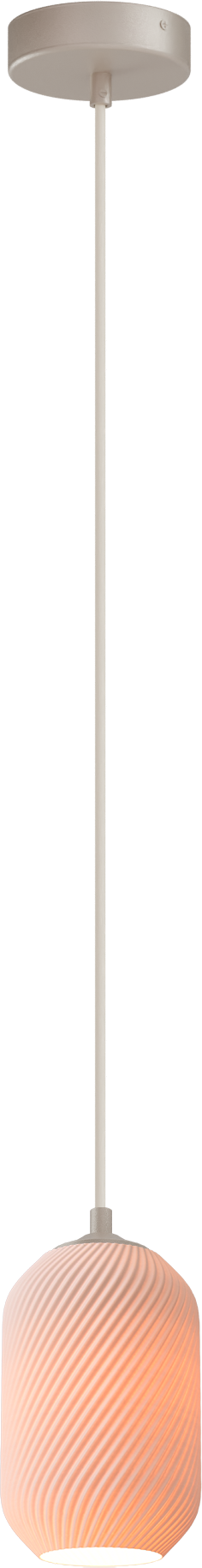 Leota HL LEOTA 1-LIGHT BEIGE TERRA, CANOPY BEIGE TERRA Ø10,8CM