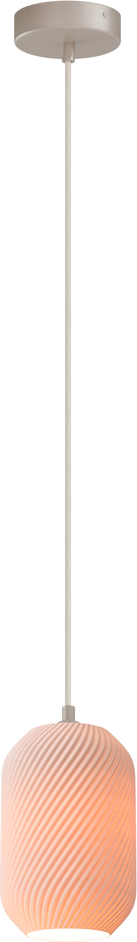 Leota HL LEOTA 1-LIGHT BEIGE TERRA, CANOPY BEIGE TERRA Ø10,8CM