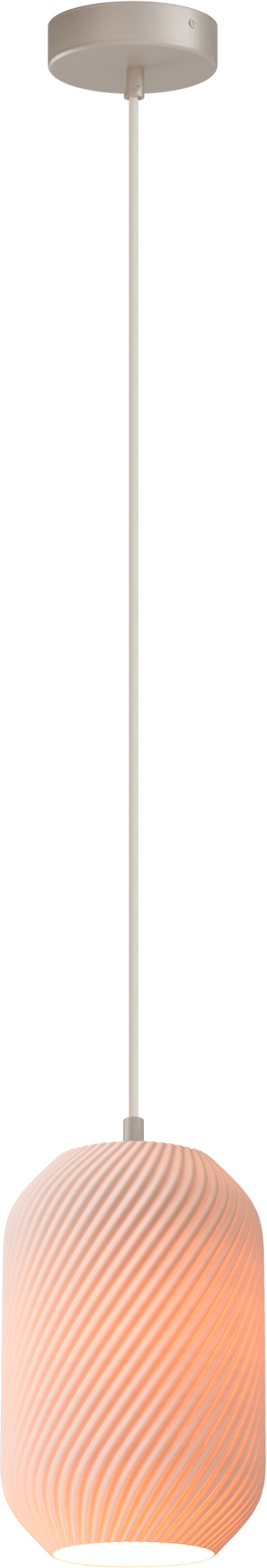 Leota HL LEOTA 1-LIGHT BEIGE TERRA, CANOPY BEIGE TERRA Ø10,8CM