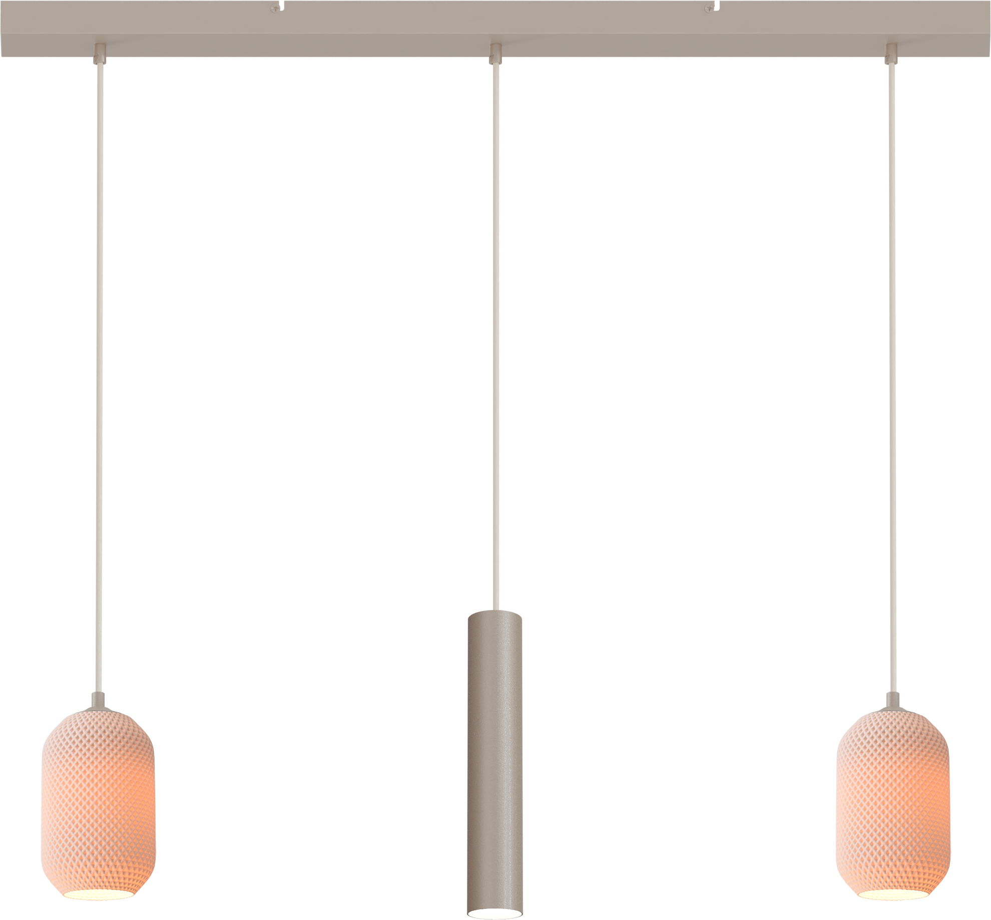 Leota HL LEOTA 3-LIGHT BEIGE TERRA, BEAM BEIGE TERRA 100X8CM