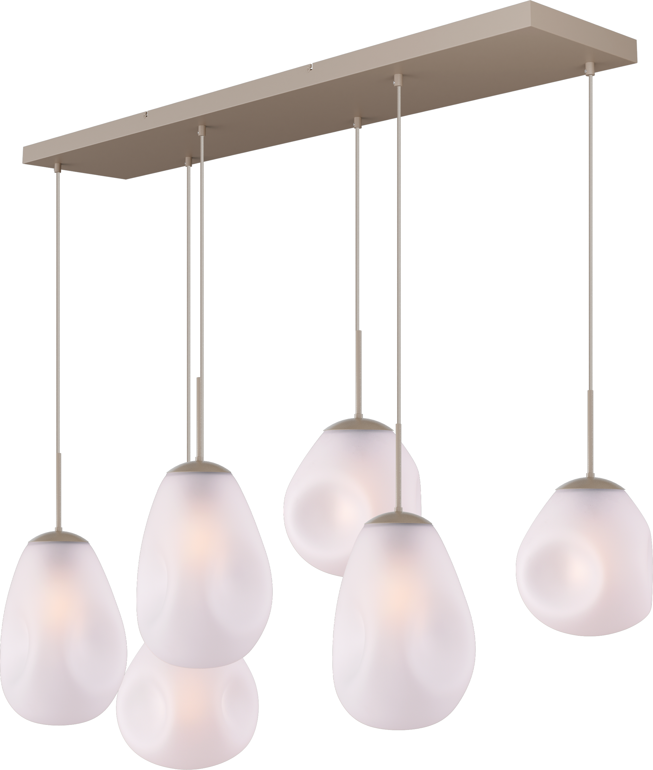 Lava HL LAVA 6-LIGHT BEIGE TERRA, BEAM BEIGE TERRA 130X25CM