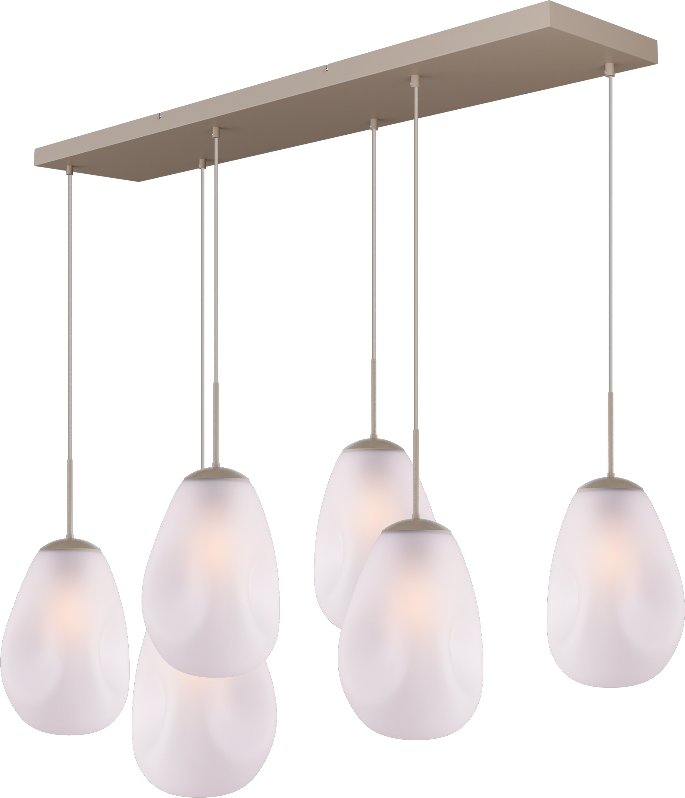 Lava HL LAVA 6-LIGHT BEIGE TERRA, BEAM BEIGE TERRA 130X25CM