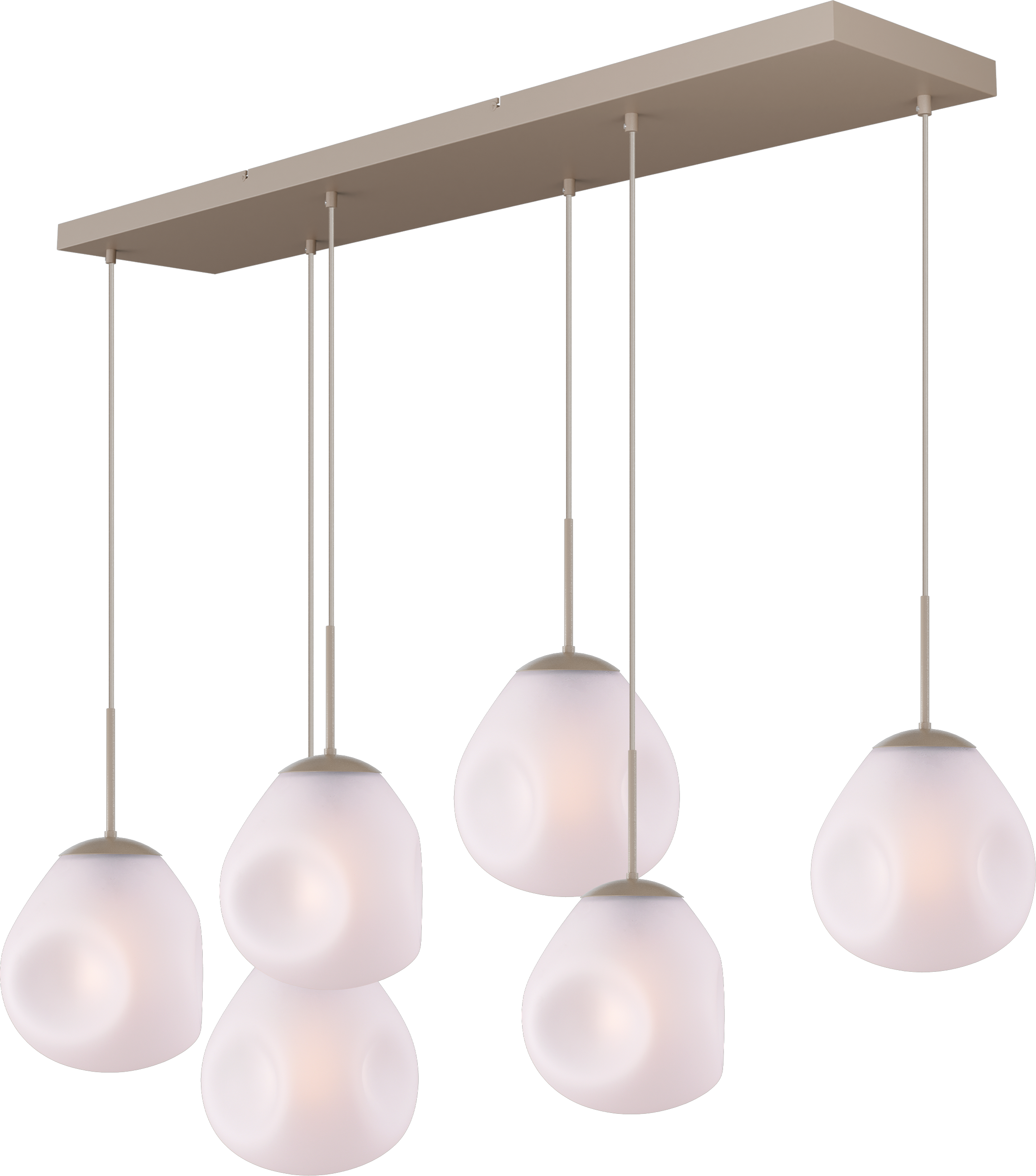 Lava HL LAVA 6-LIGHT BEIGE TERRA, BEAM BEIGE TERRA 130X25CM