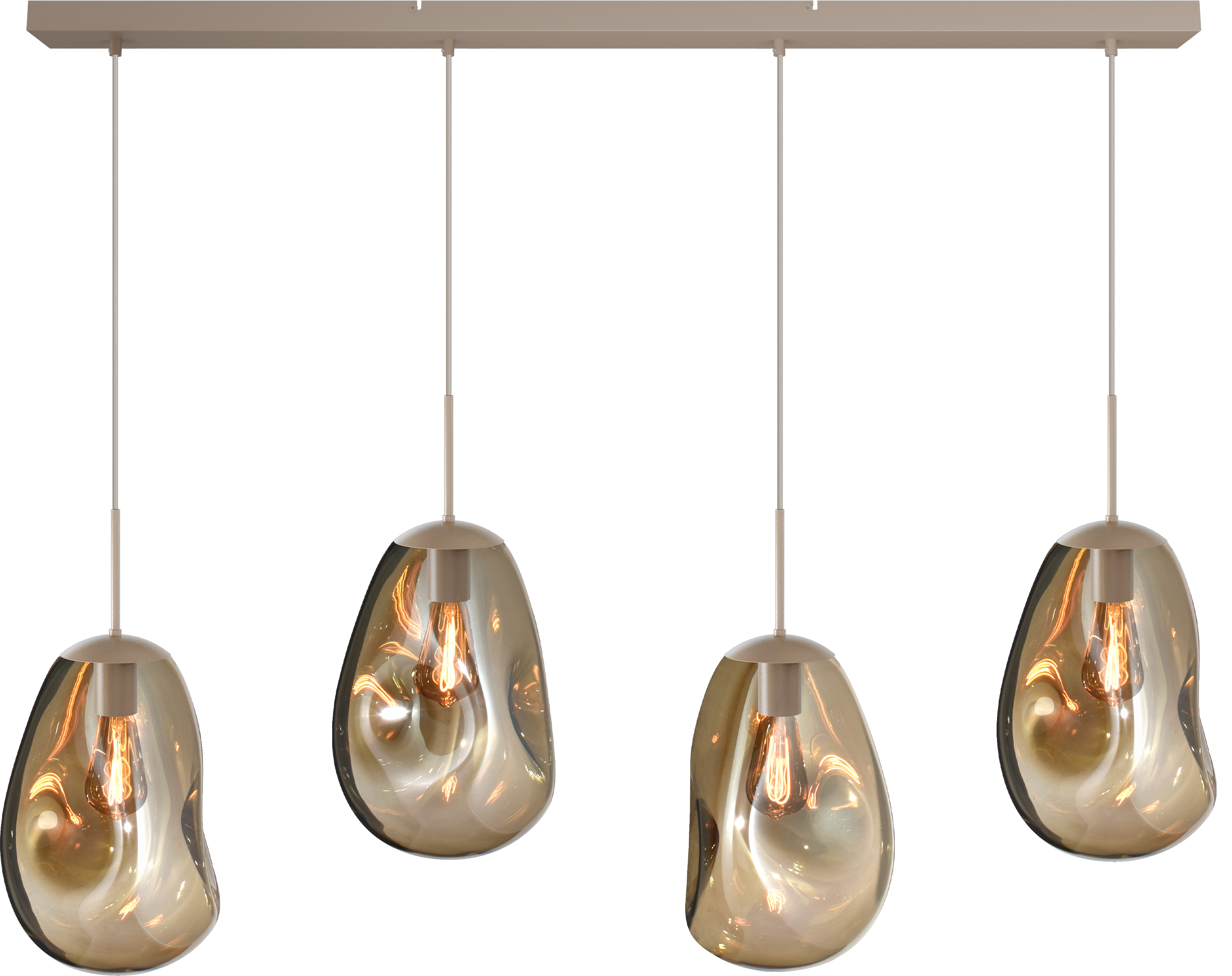 Lava HL LAVA 4-LIGHT BEIGE TERRA, BEAM BEIGE TERRA 130X8CM