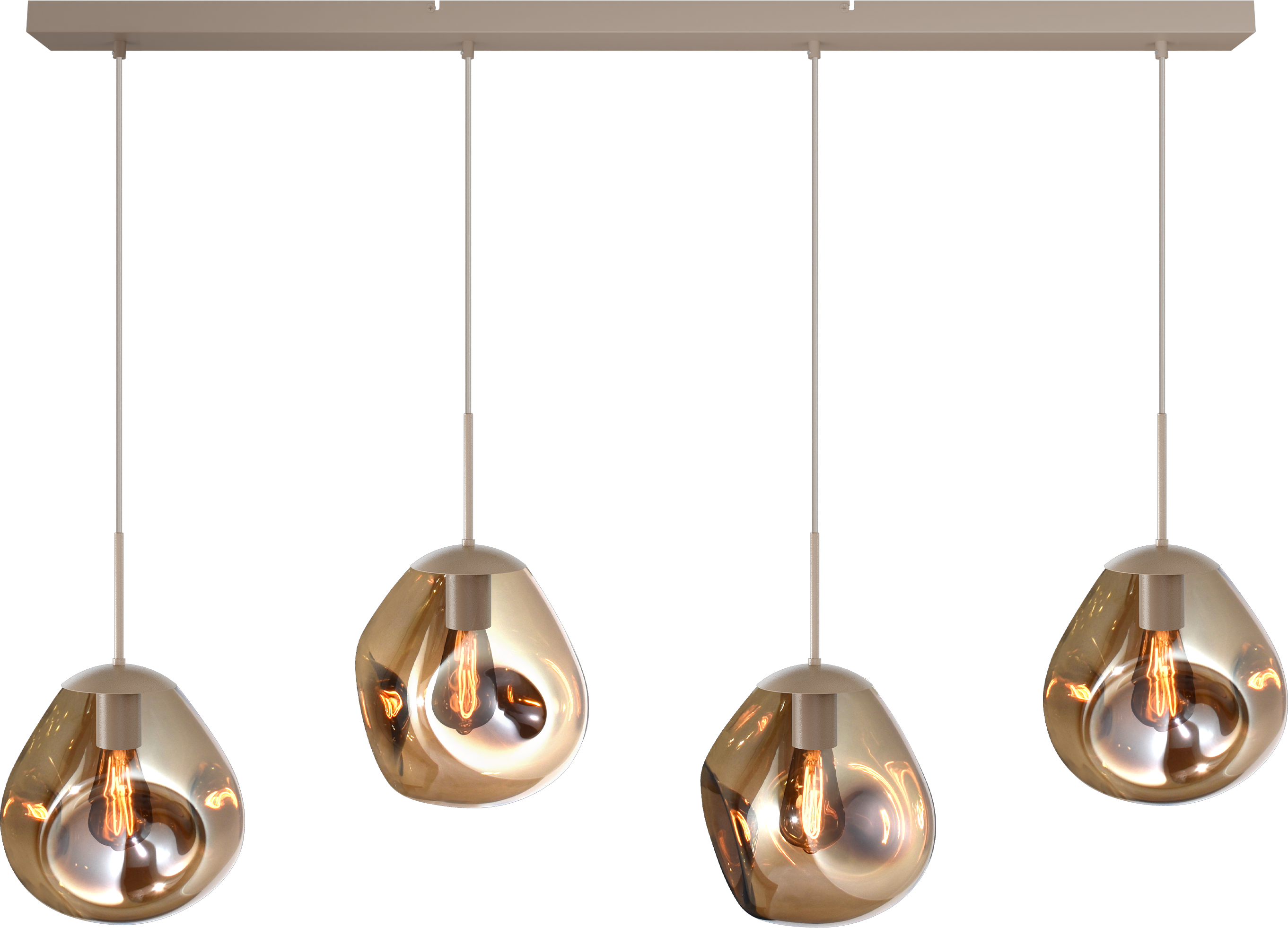 Lava HL LAVA 4-LIGHT BEIGE TERRA, BEAM BEIGE TERRA 130X8CM