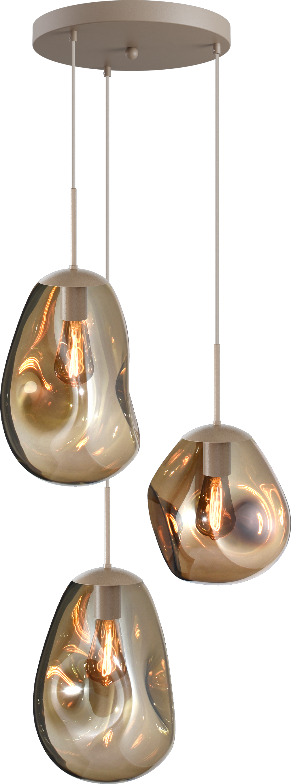 Lava HL LAVA 3-LIGHT BEIGE TERRA, BASE BEIGE TERRA Ø35CM