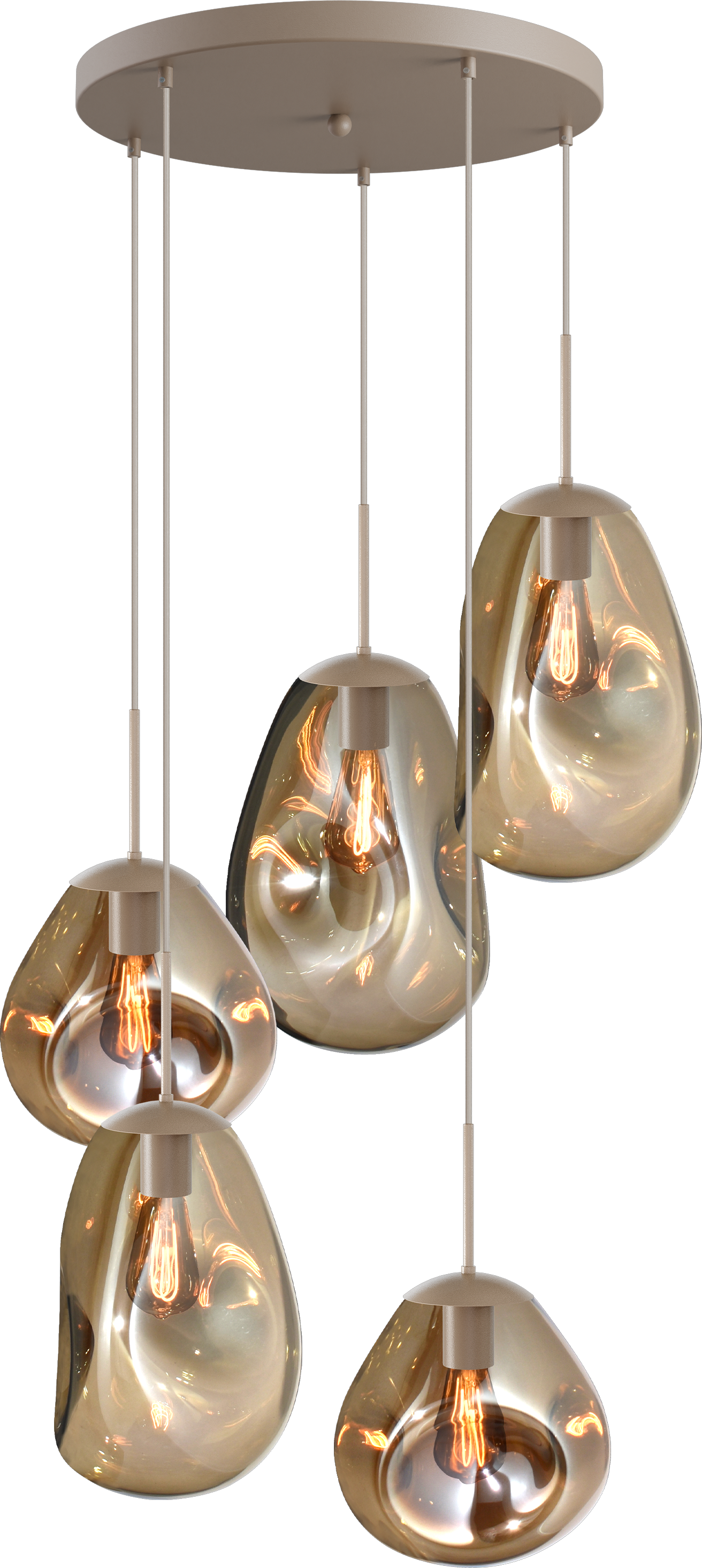 Lava HL LAVA 5-LIGHT BEIGE TERRA, BASE BEIGE TERRA Ø50CM