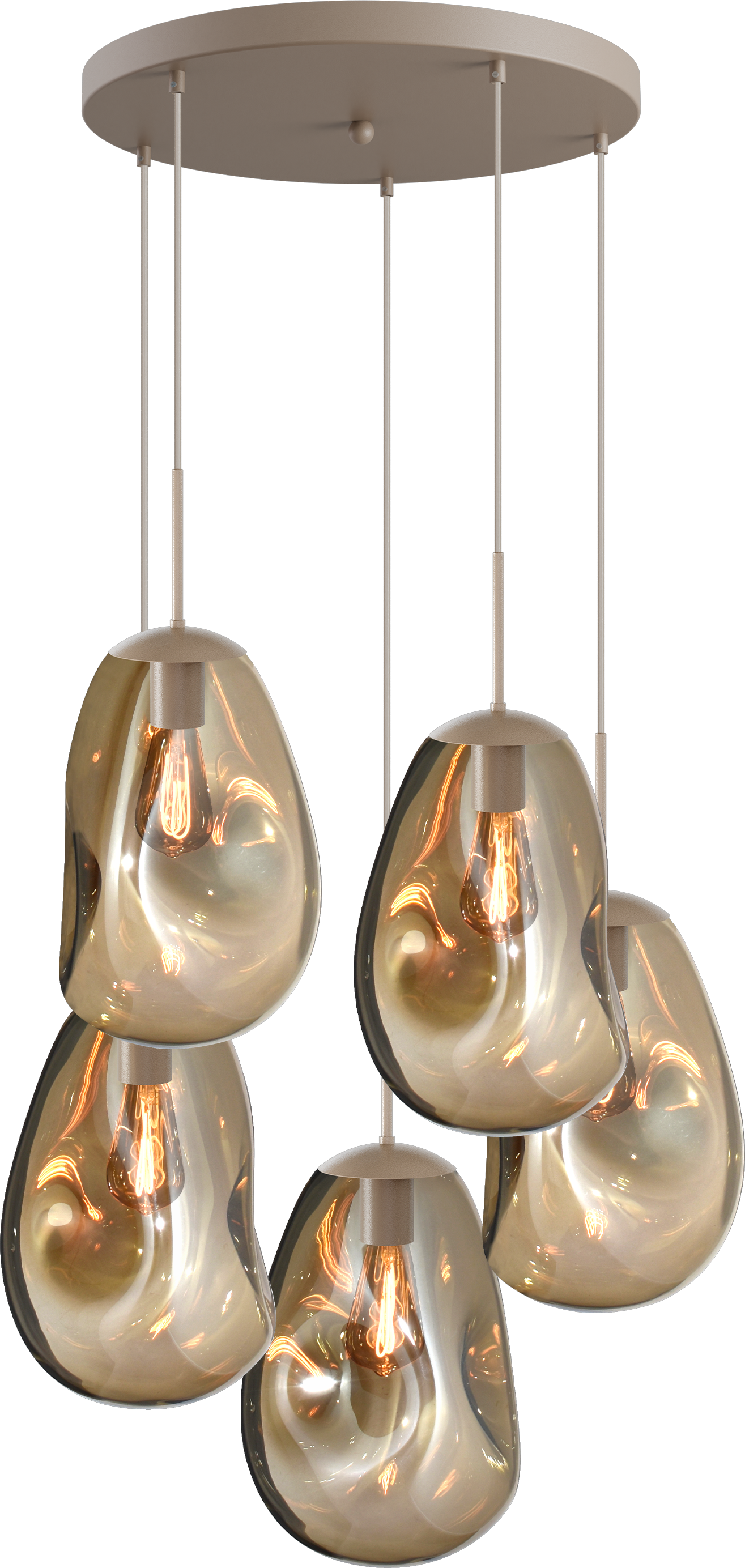 Lava HL LAVA 5-LIGHT BEIGE TERRA, BASE BEIGE TERRA Ø50CM