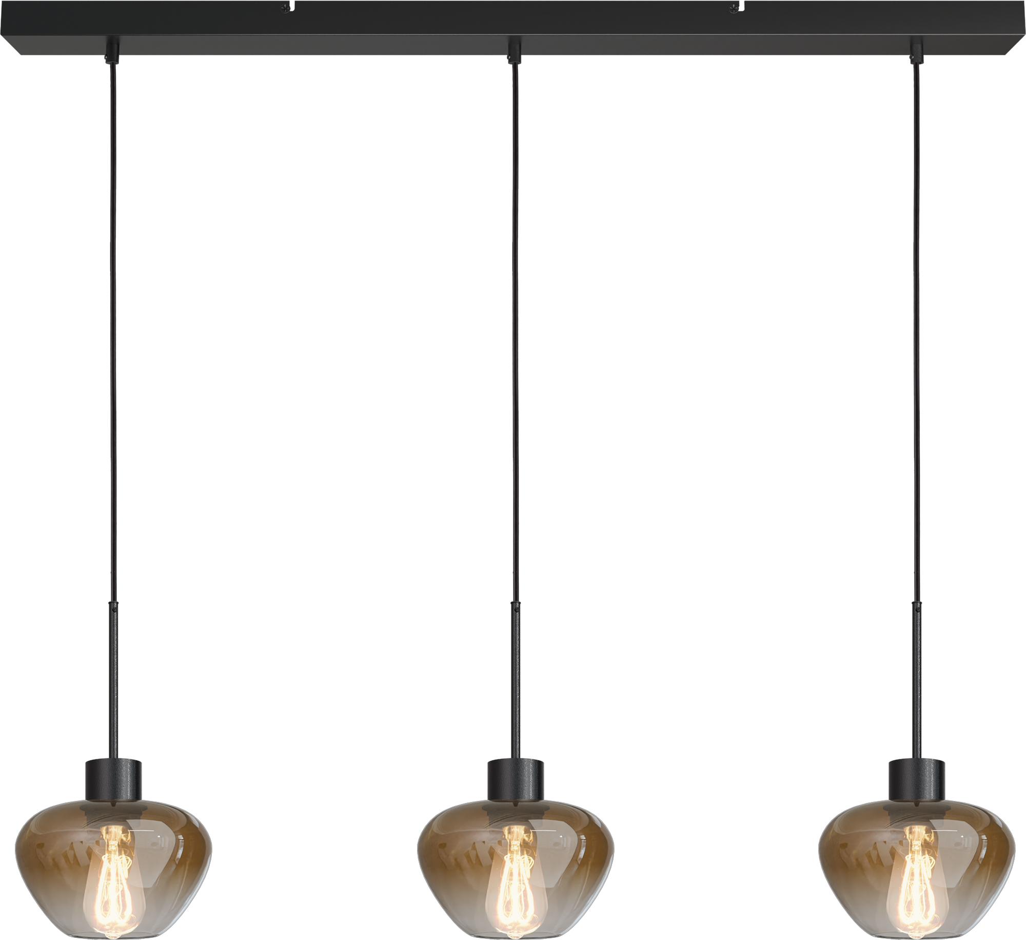 Genua HL GENUA 3-LIGHT BLACK, BEAM BLACK 100X8CM