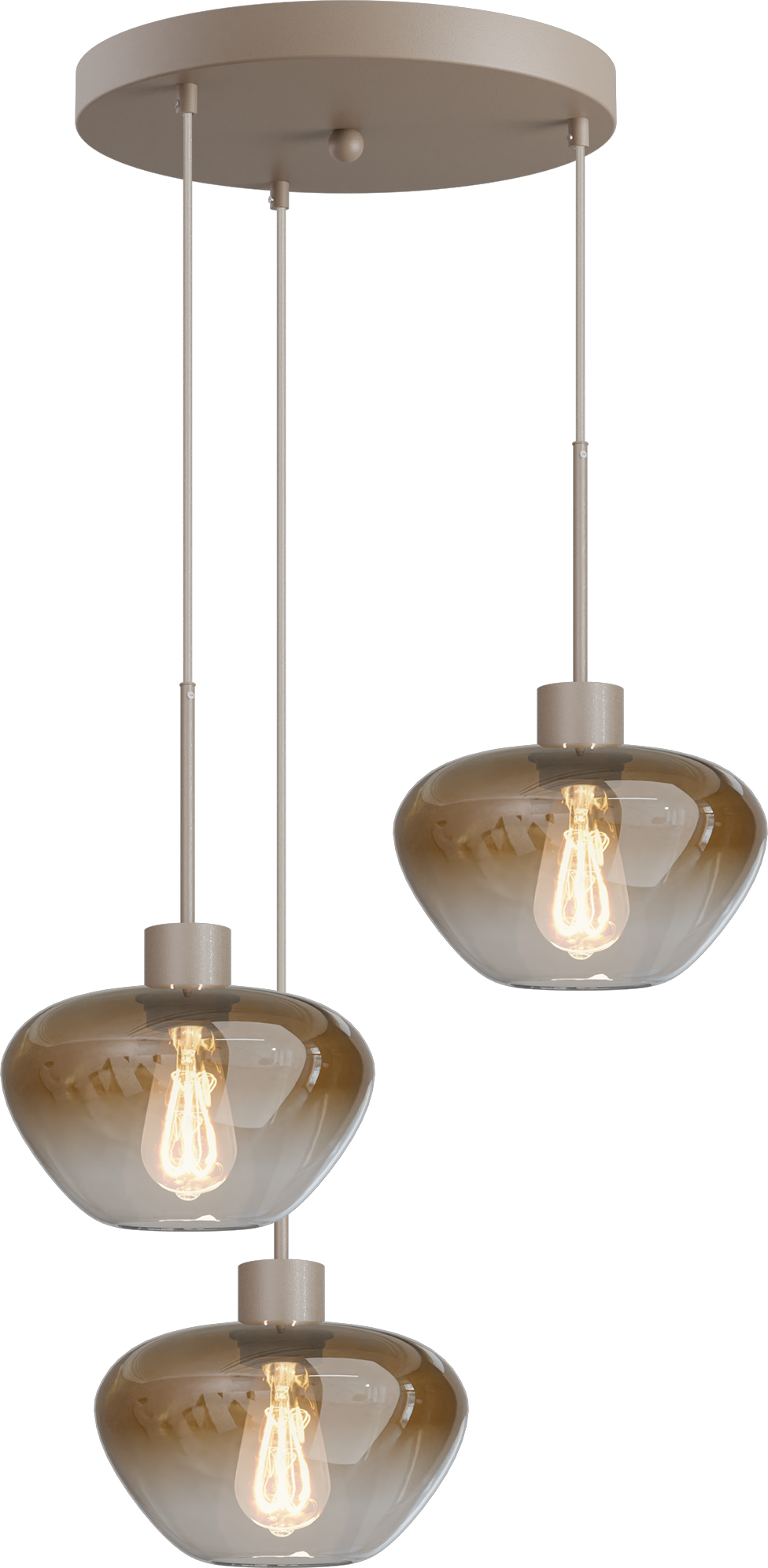 Genua HL GENUA 3-LIGHT BEIGE TERRA, BASE BEIGE TERRA Ø35CM