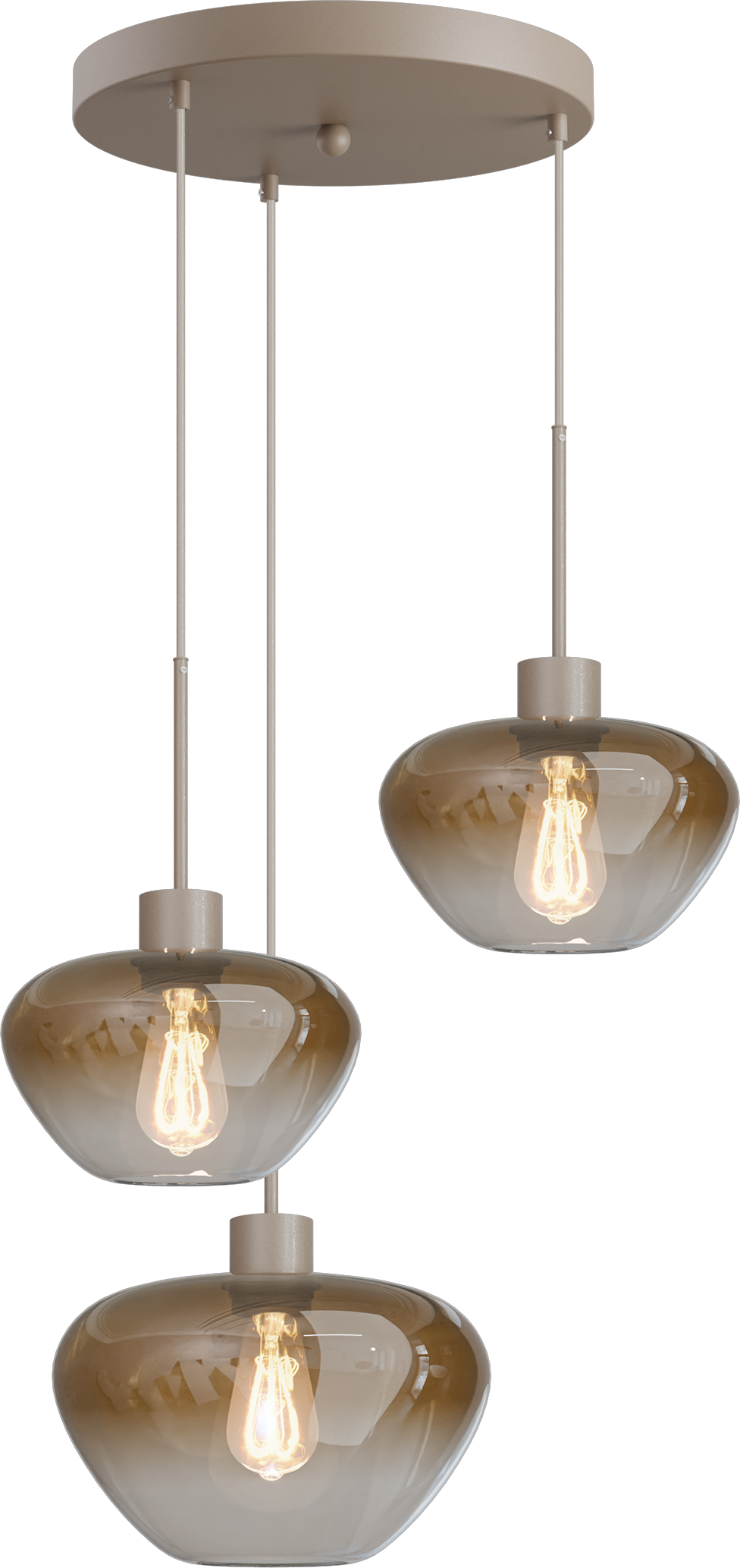 Genua HL GENUA 3-LIGHT BEIGE TERRA, BASE BEIGE TERRA Ø35CM