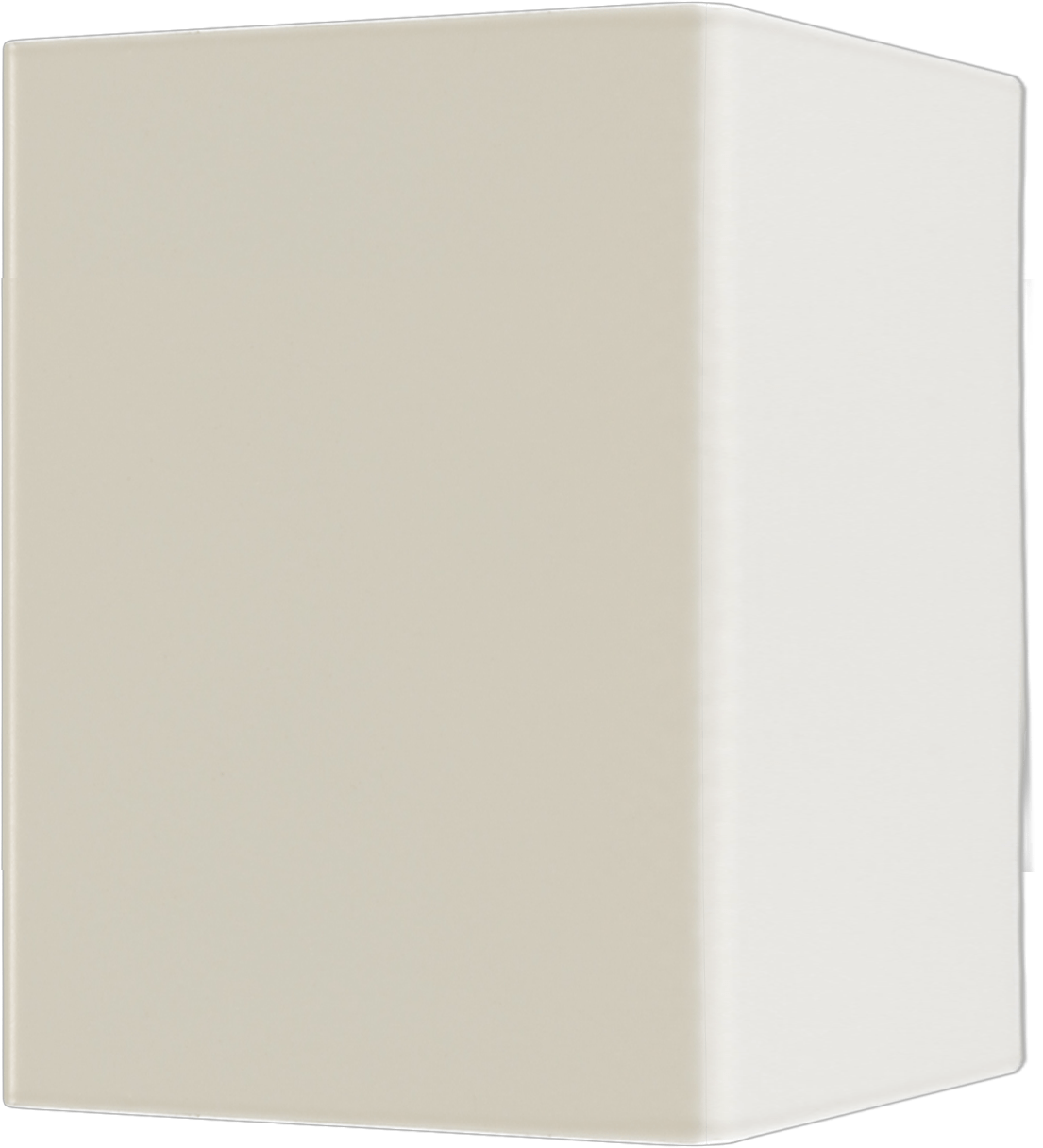 Metallico WL METALLICO RAL1013 PEARL WHITE STRUCTURE 12X10CM