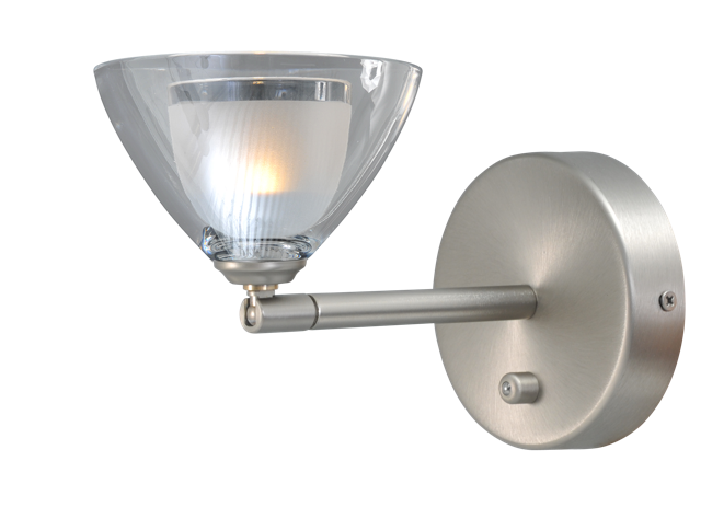 Caterina WL CATERINA 1-LIGHT MATT NICKEL DEPTH 22CM DTW
