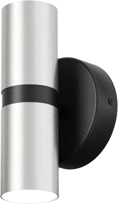 Bounce WL BOUNCE 2-LIGHT BLACK, L.18,5CM, SHADE MATT NICKEL Ø55X85MM