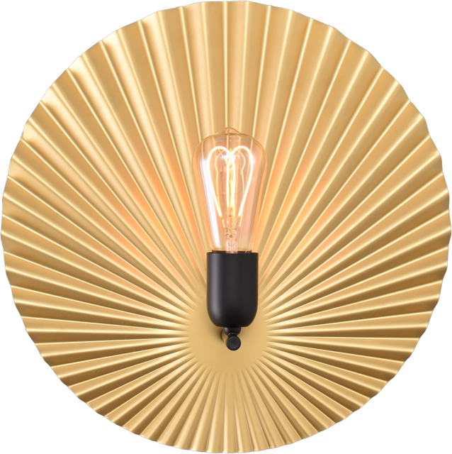 Sun WL SUN BLOOM MATT GOLD Ø40CM 1X E27