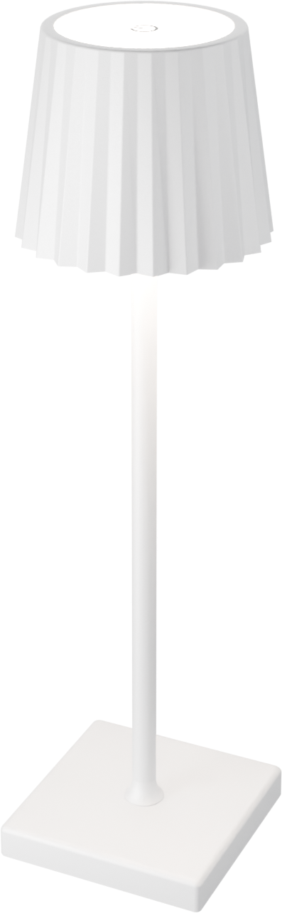 Batteria TL BATTERIA PLISSE WHITE H.38,5CM TOUCH
