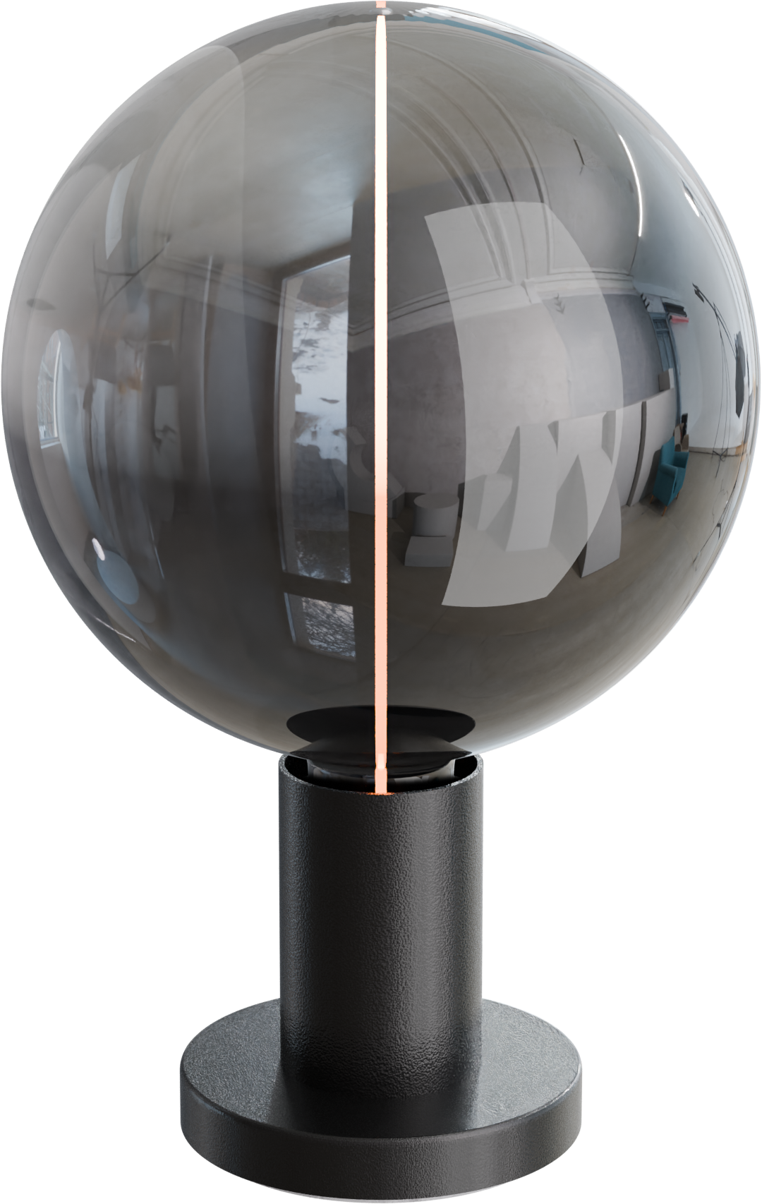Tence TL TENCE 1-LIGHT H.10CM BLACK,