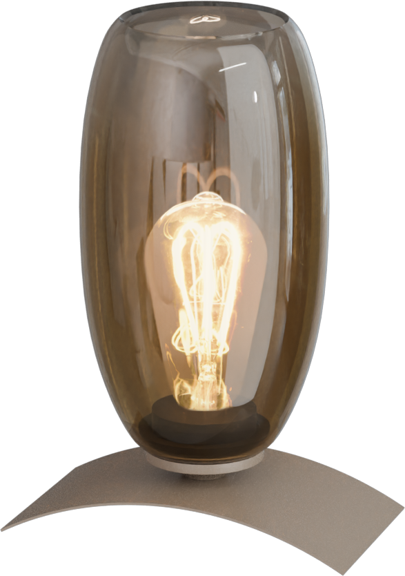 Olive TL OLIVE 1-LIGHT BEIGE TERRA H. 26CM, BASE 17,5X10CM