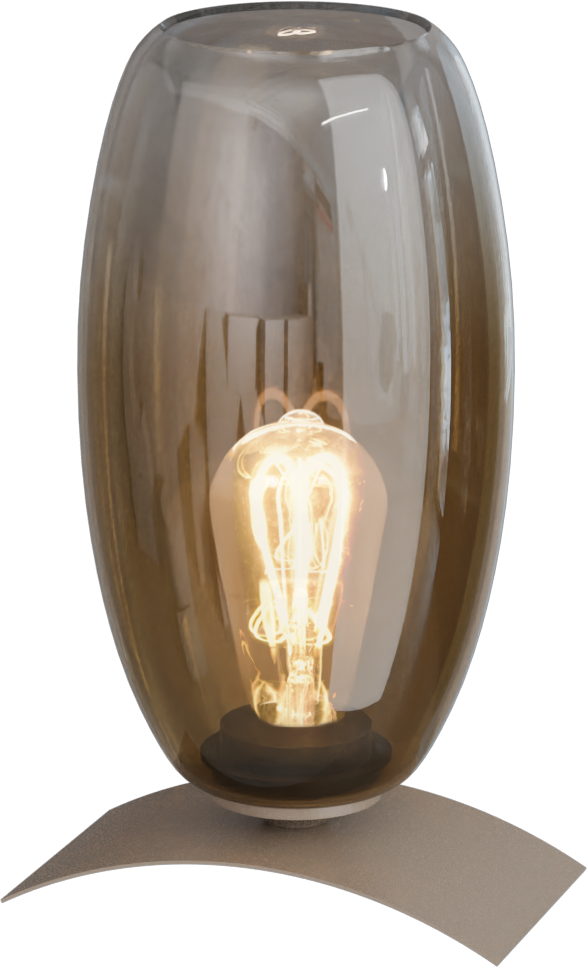 Olive TL OLIVE 1-LIGHT BEIGE TERRA H. 30,5CM, BASE 17,5X10CM