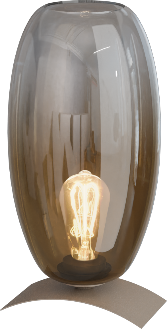 Olive TL OLIVE 1-LIGHT BEIGE TERRA H. 37CM, BASE 17,5X10CM