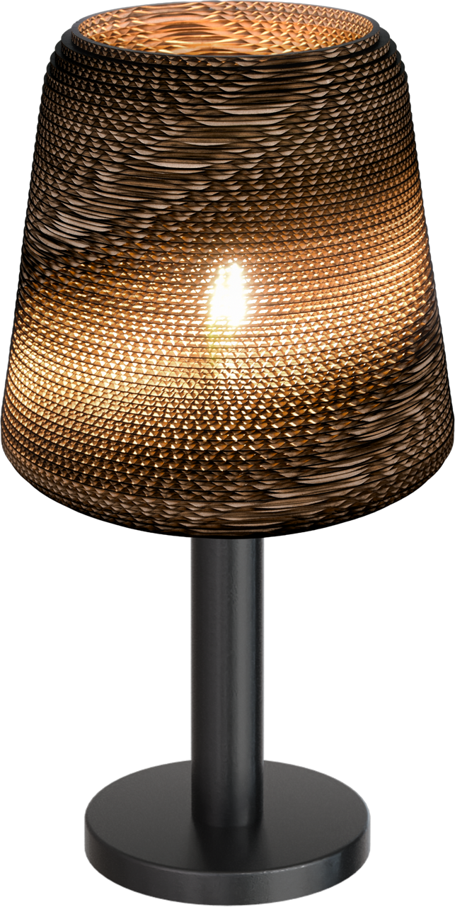 Carta Moody TL CARTA MOODY 1-LIGHT BLACK H.63CM, SHADE 34X34CM