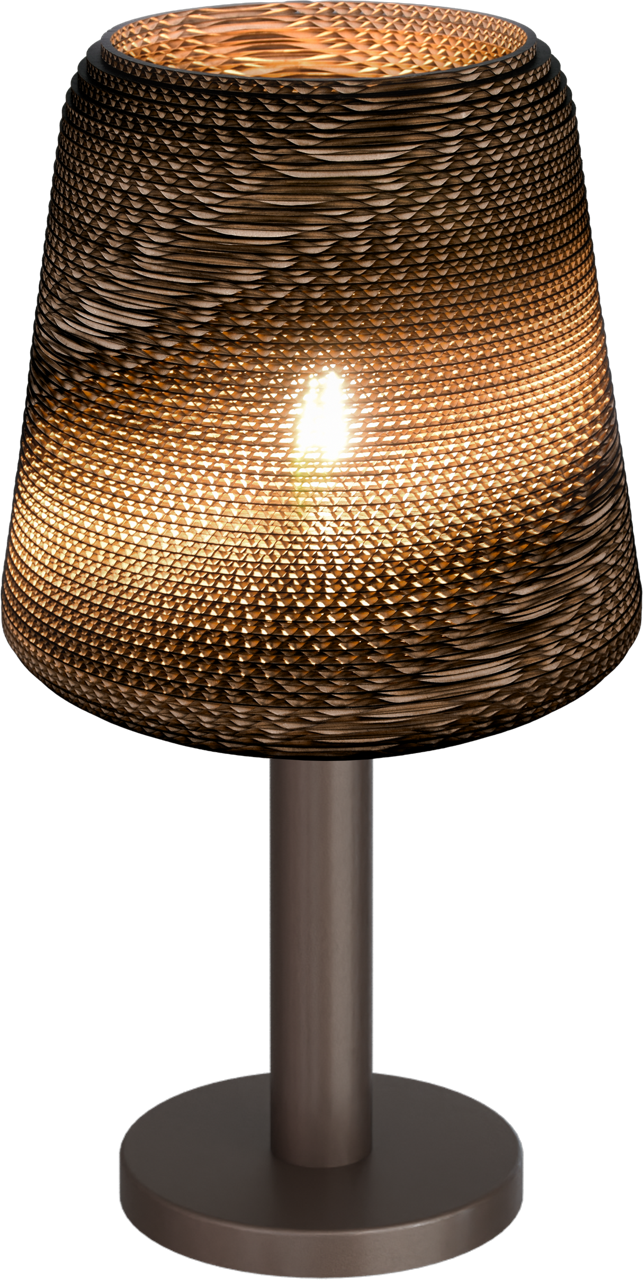 Carta Moody TL CARTA MOODY 1-LIGHT CACAO H.63CM, SHADE 34X34CM