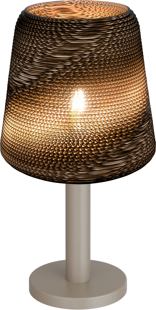 Carta Moody TL CARTA MOODY 1-LIGHT BEIGE TERRA H.63CM, SHADE 34X34CM