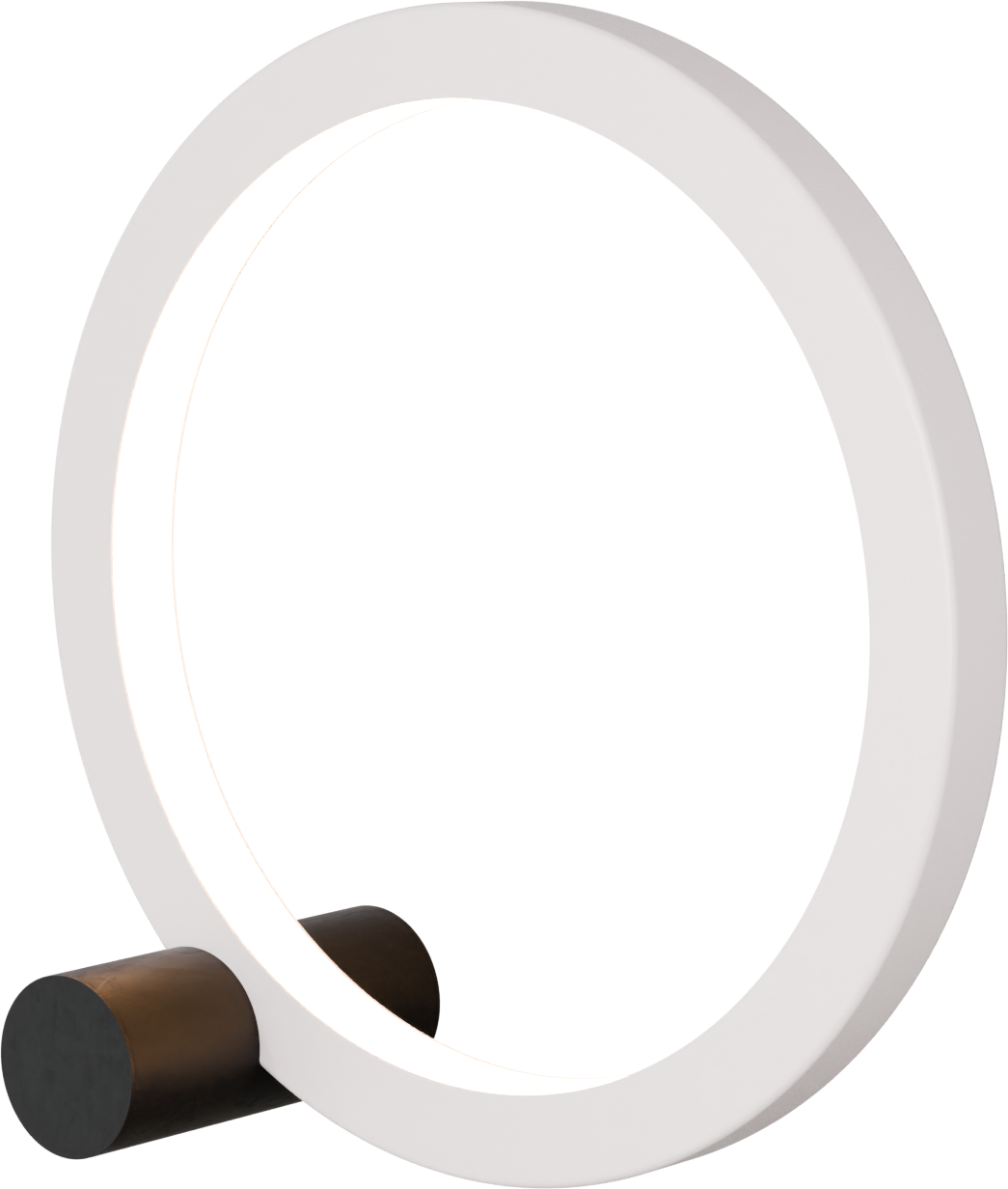 Evy TL EVY PEARL WHITE Ø50CM C-PROFILE 40X40MM