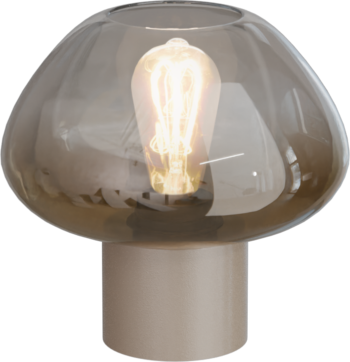 Genua TL GENUA 1-LIGHT BEIGE TERRA H.22CM Ø10X8CM