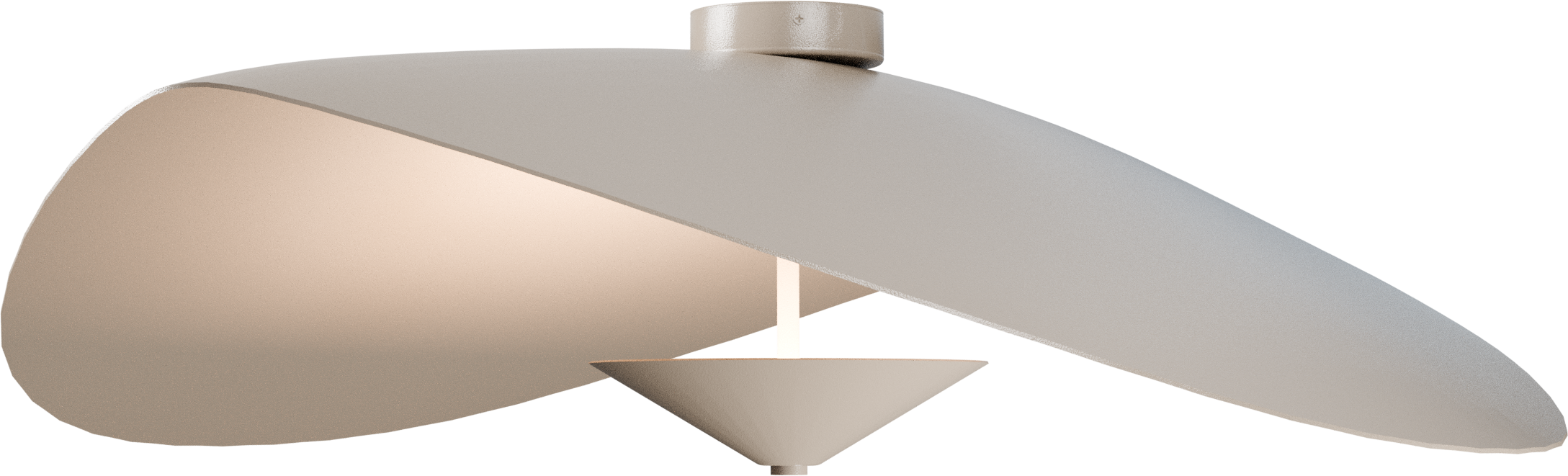 Lente PL LENTE Ø90CM BLACK/BEIGE TERRA, CANOPY BEIGE TERRA Ø10,8CM