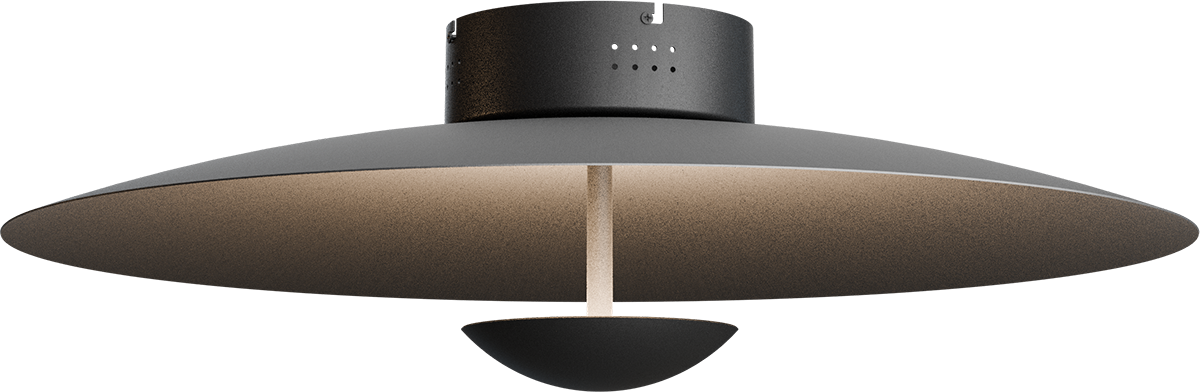 Scala PL SCALA 1-LIGHT BLACK NICKEL Ø60CM, CANOPY BLACK Ø16CM