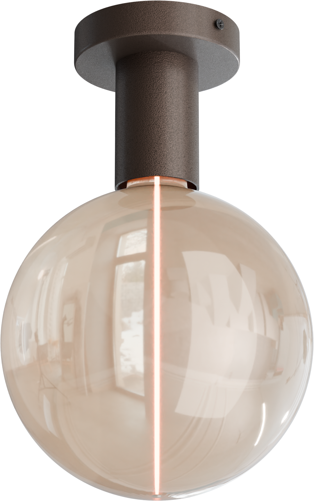 Tence PL TENCE 1-LIGHT H.10CM CACAO,