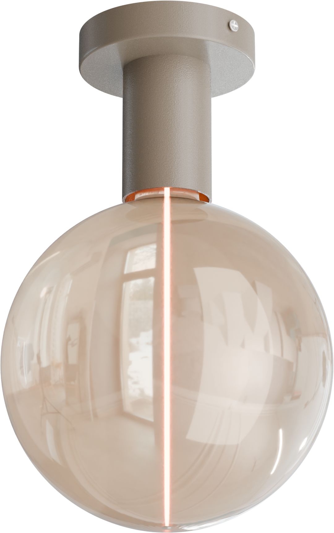 Tence PL TENCE 1-LIGHT H.10CM BEIGE TERRA,