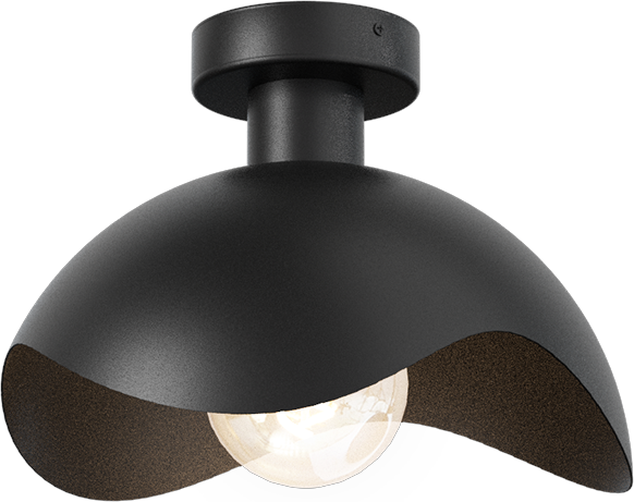 Volta PL VOLTA Ø30CM BLACK, L. 20CM