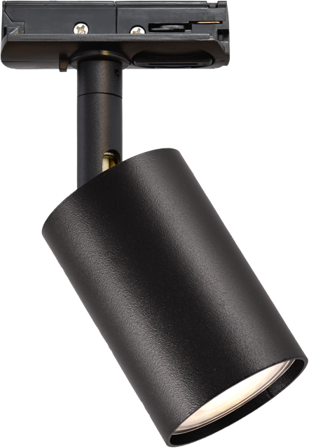 Trackrail PL BOUNCE 1-LIGHT BLACK, INCL. 1-FASE TRACKADAPTER