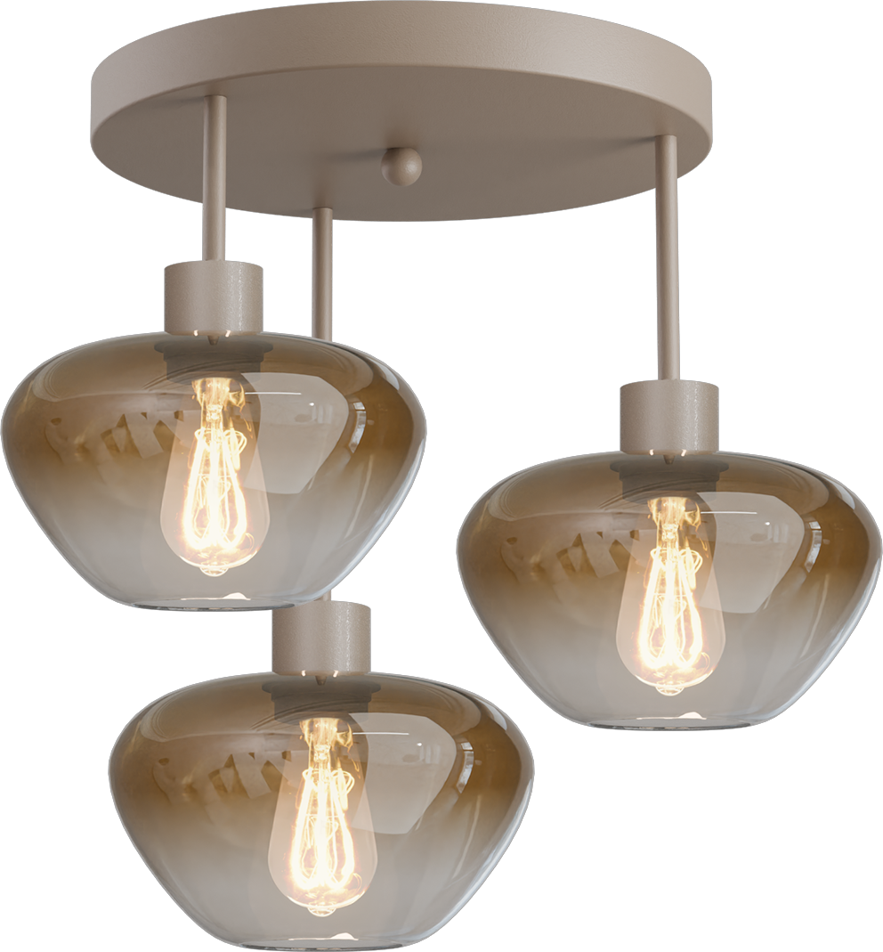 Genua PL GENUA 3-LIGHT BEIGE TERRA Ø35CM