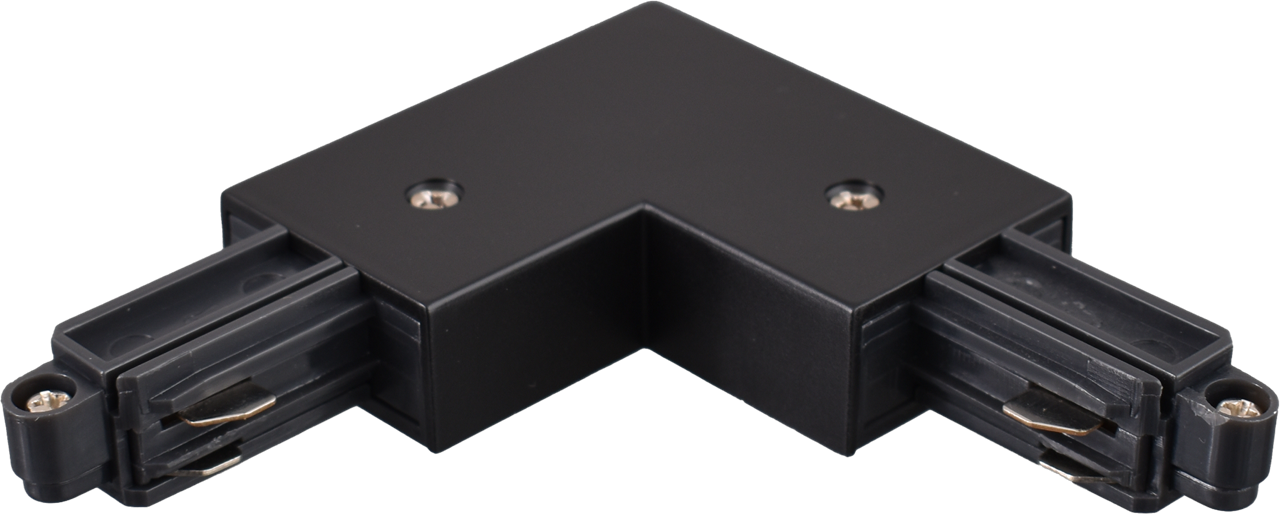 Trackrail INSIDE L-JOINT BLACK 1-PHASE