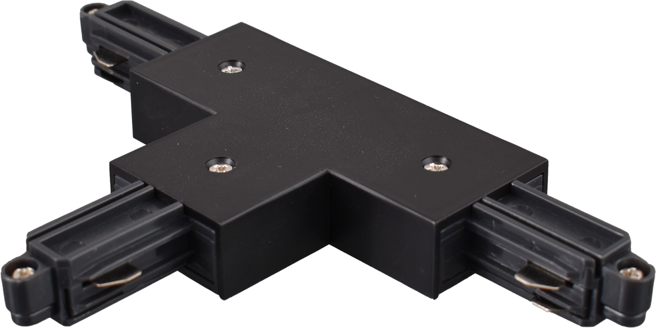Trackrail T-JOINT BLACK 1-PHASE