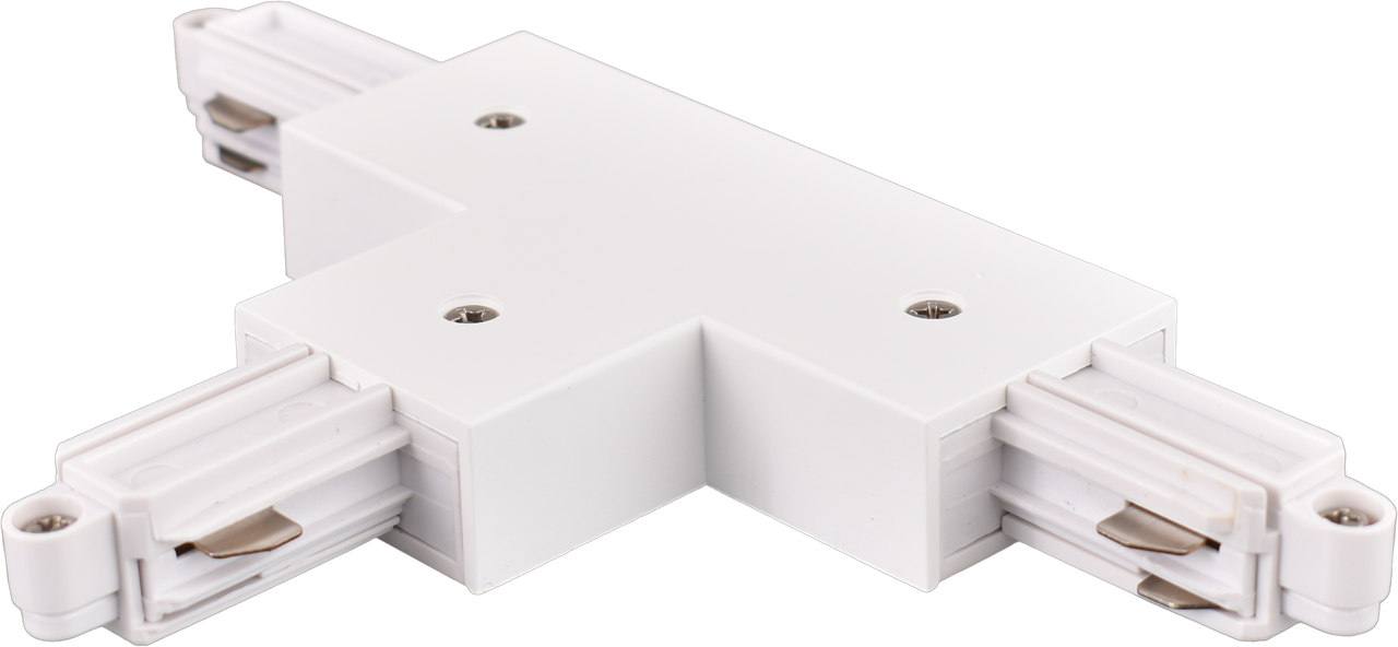 Trackrail T-JOINT WHITE 1-PHASE