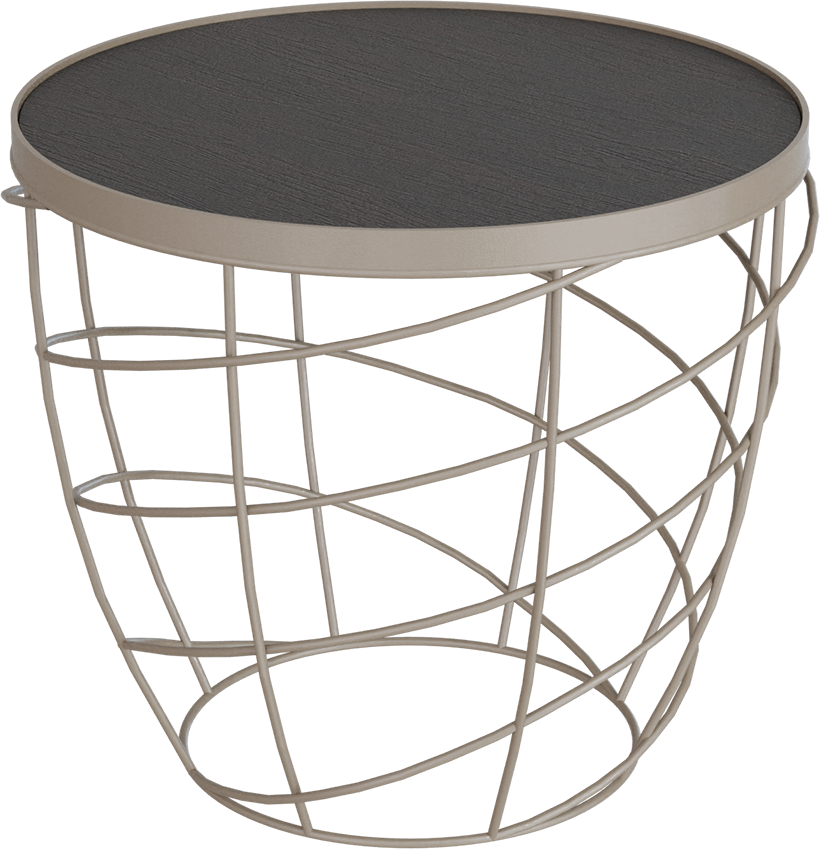 Masterliving Tables TABLE CESTO BEIGE TERRA H.45CM