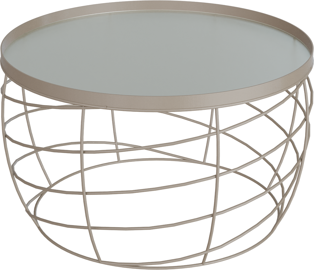 Masterliving Tables TABLE CESTO BEIGE TERRA H.40CM