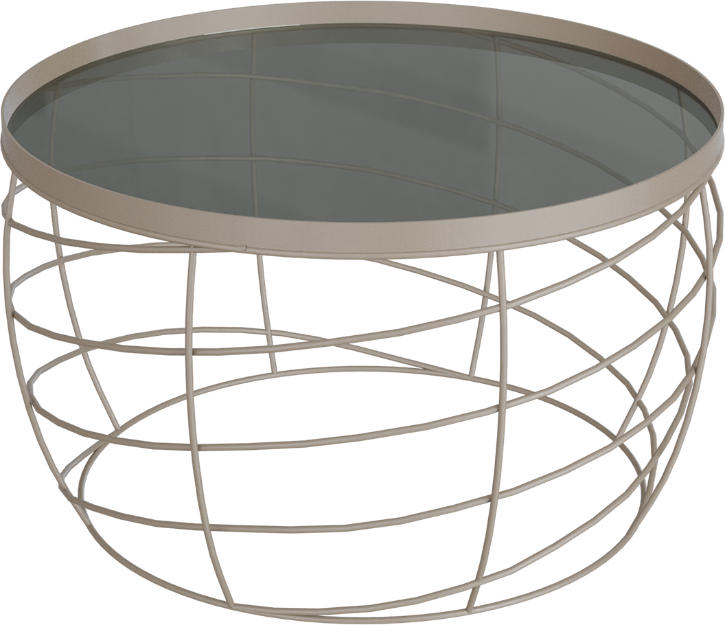 Masterliving Tables TABLE CESTO BEIGE TERRA H.40CM